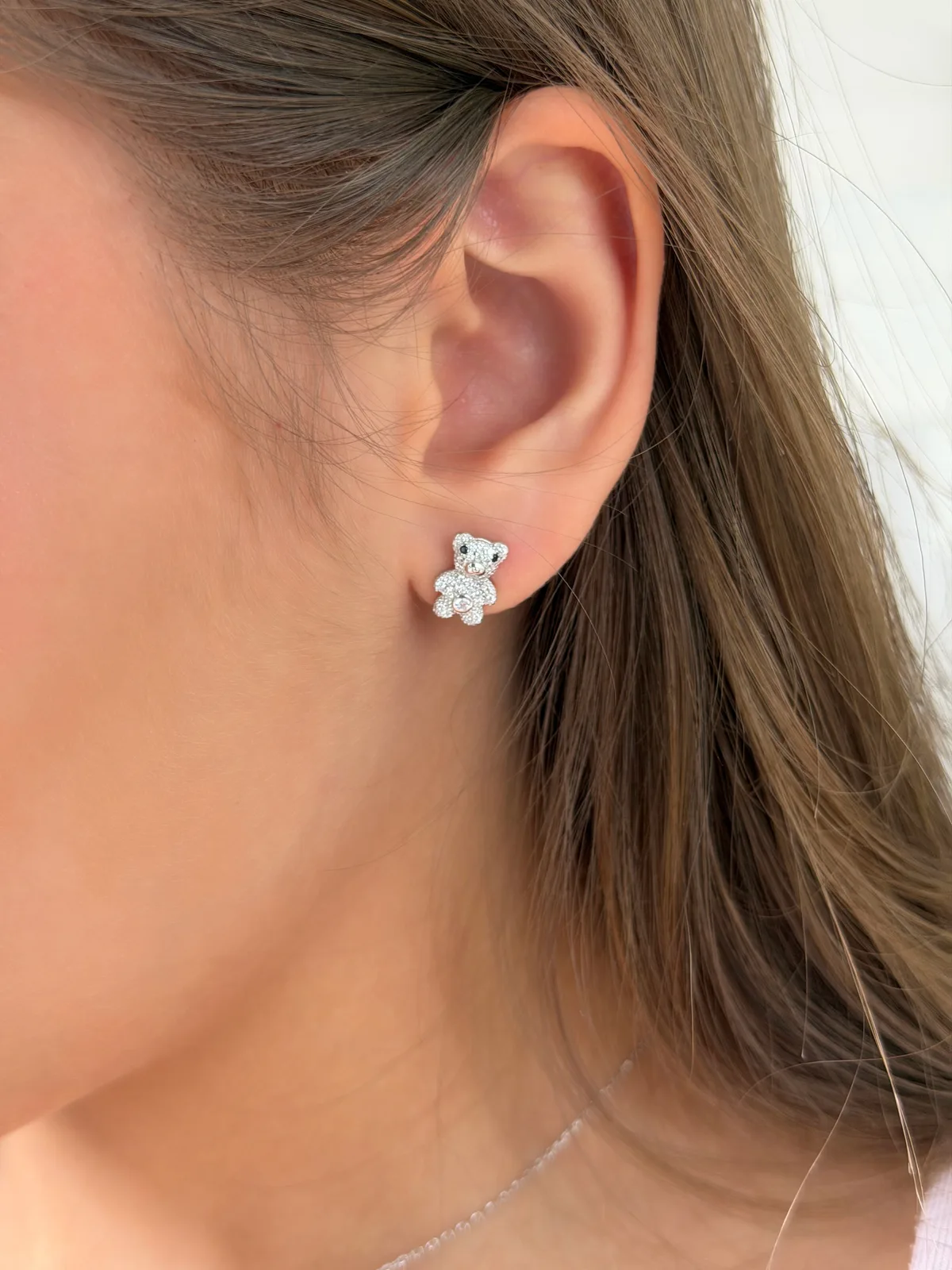 Ականջօղեր Teddy Bear 3