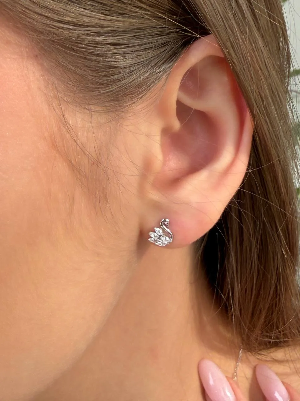 Ականջօղեր Swan Grace 3