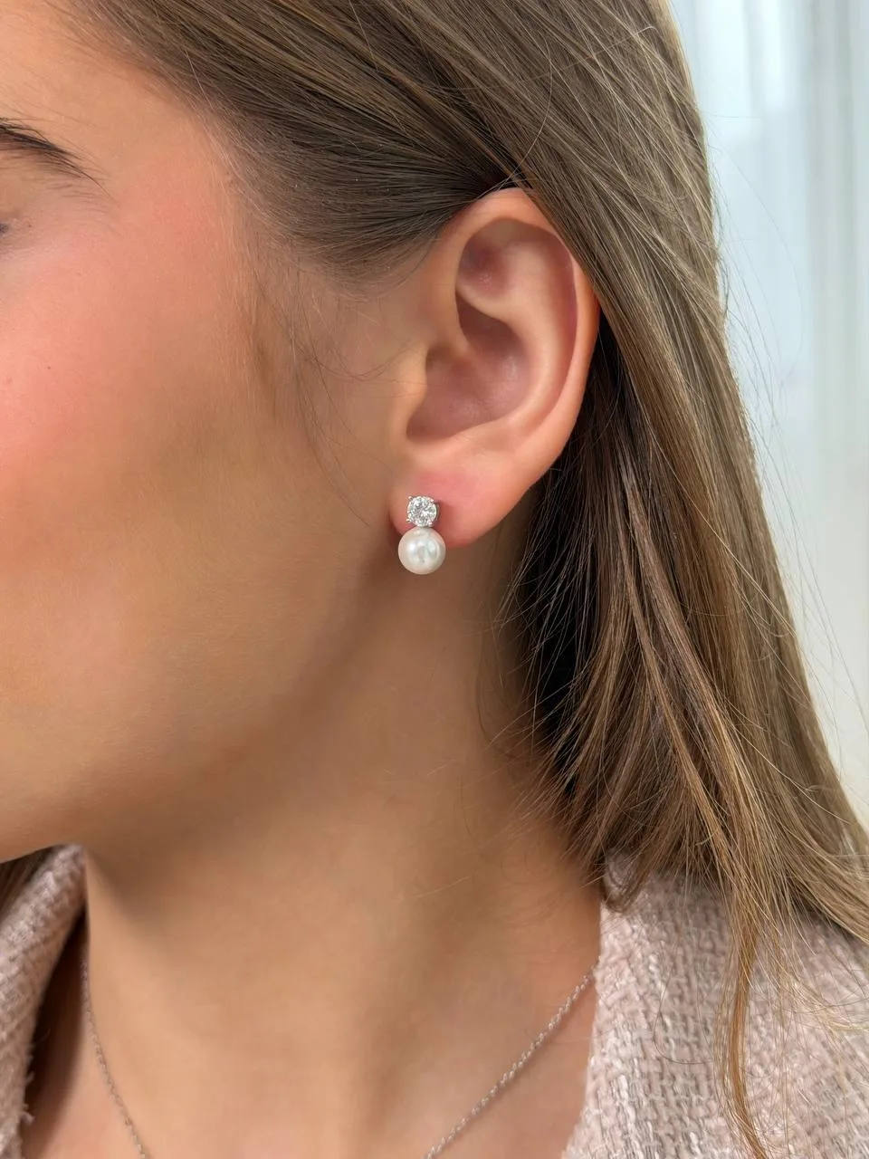 Ականջօղեր Pearl Moon 3